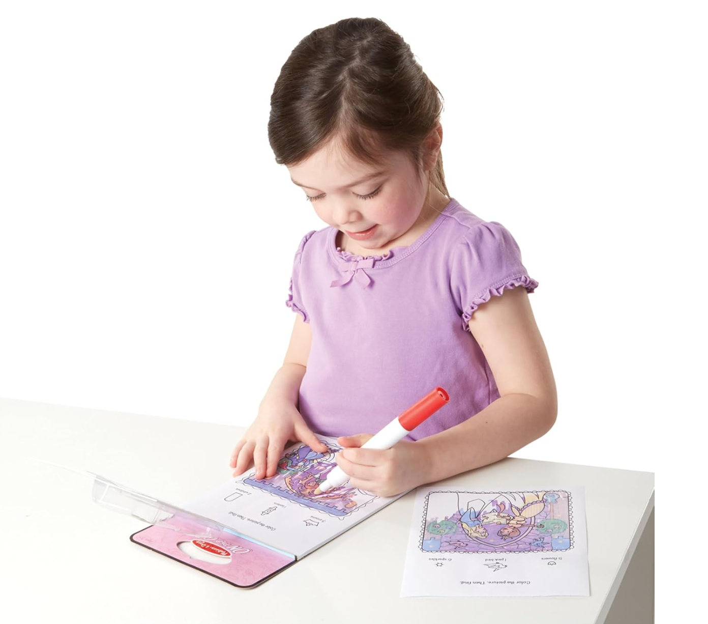 Bloc de Colorear Sin Manchas, Princesas PORFYDYA