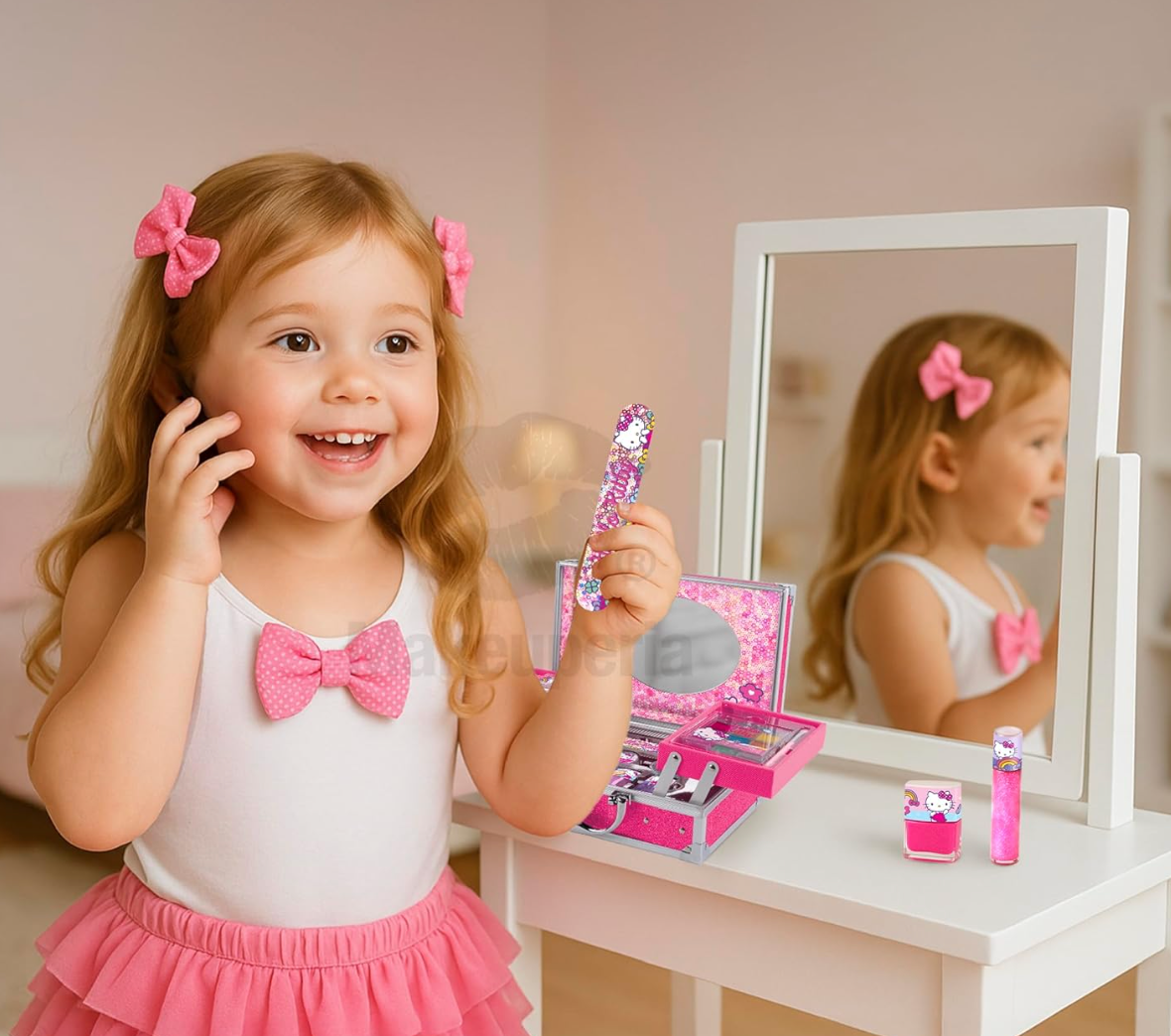 Estuche de Maquillaje Infantil Hello Kitty PORFYDYA