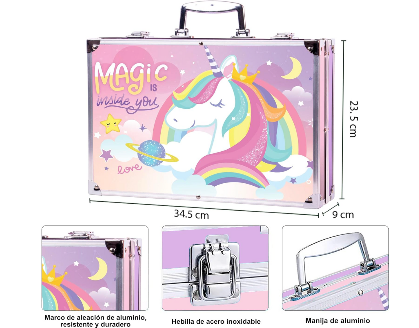 Maletin de Arte Unicornio PORFYDYA