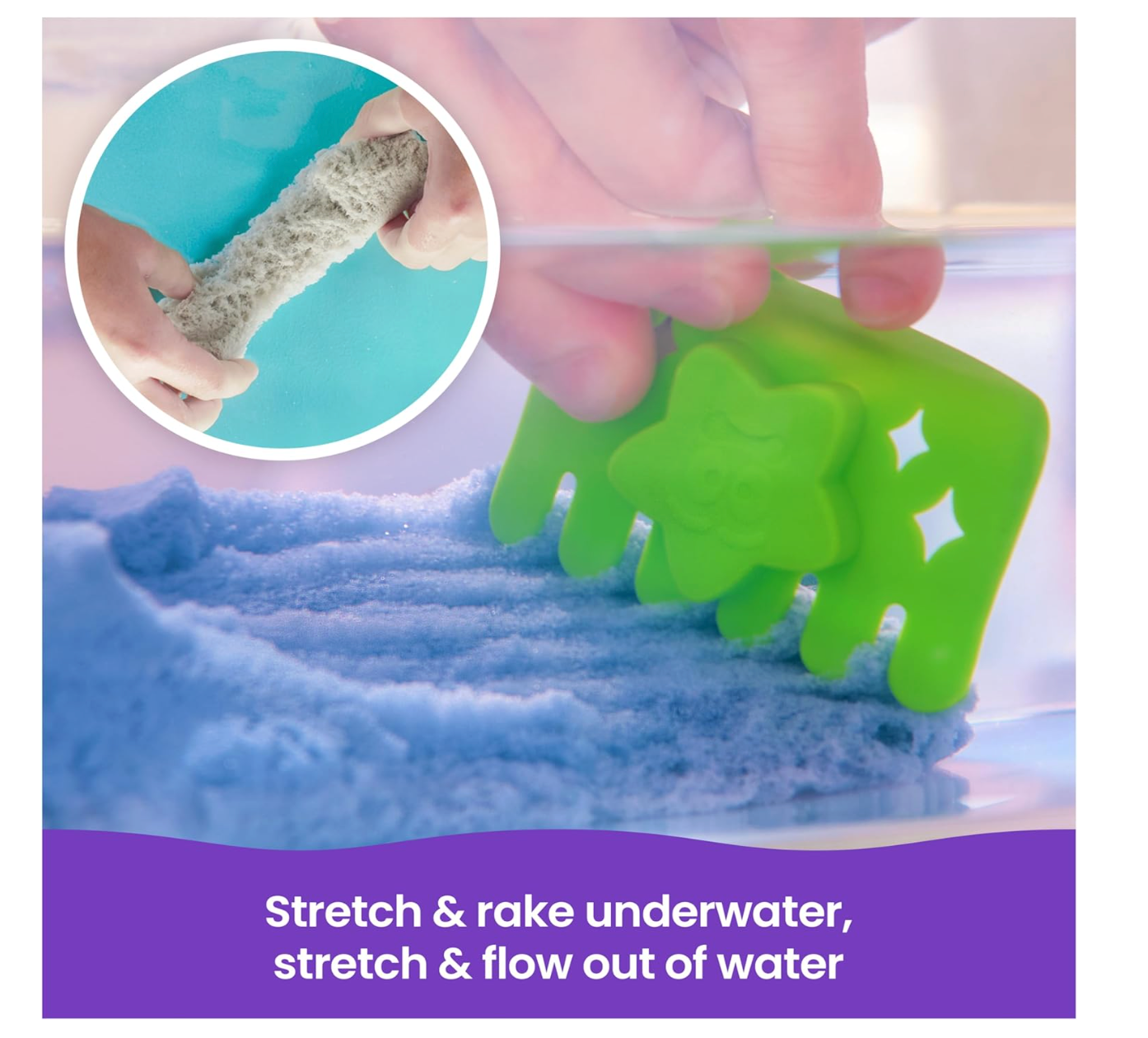 Kinetic Sand, Estuche básico Splash PORFYDYA