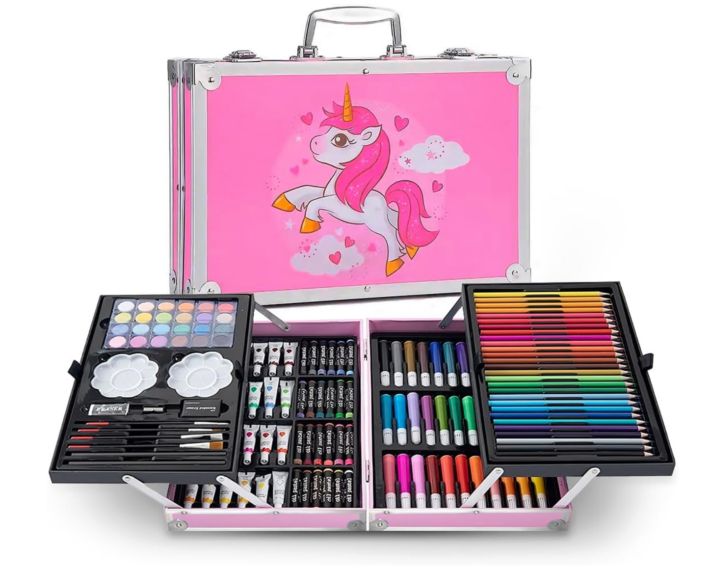 Maletin de Arte Unicornio Rosa PORFYDYA