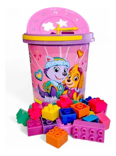 Cubeta Bloques Paw Patrol PORFYDYA