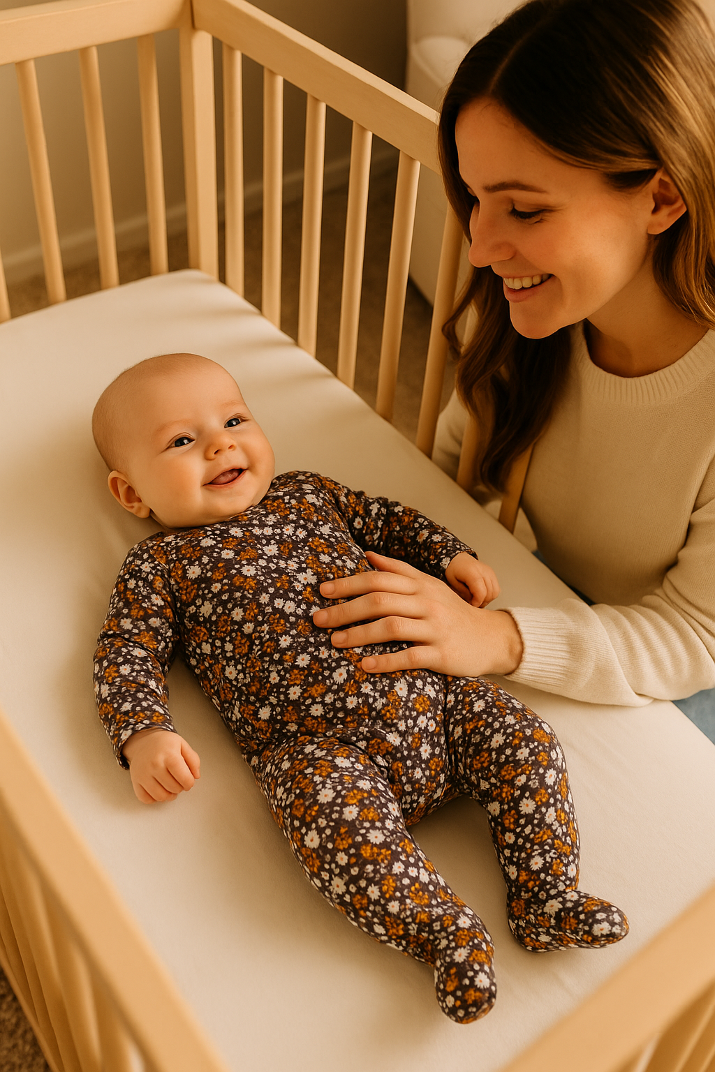 Mameluco con Iman Flowers CHIKY NYNO