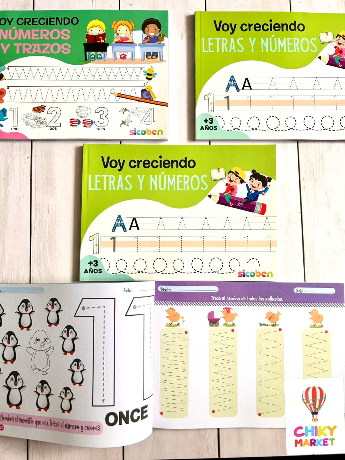Cuaderno Para Trazos "Voy Creciendo" CHIKY MARKET