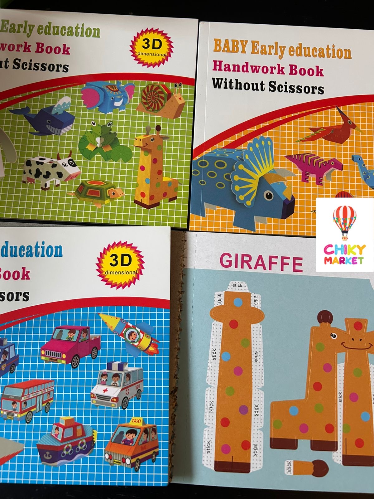 Block para hacer Figuras 3D CHIKY MARKET