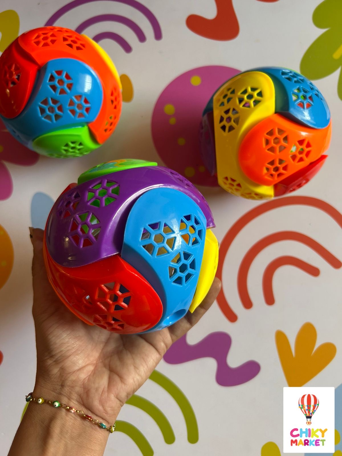 Pelota Vibratoria Con Luz CHIKY MARKET