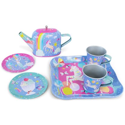 Juego de té de hojalata de 7 piezas - Fantasía JUG