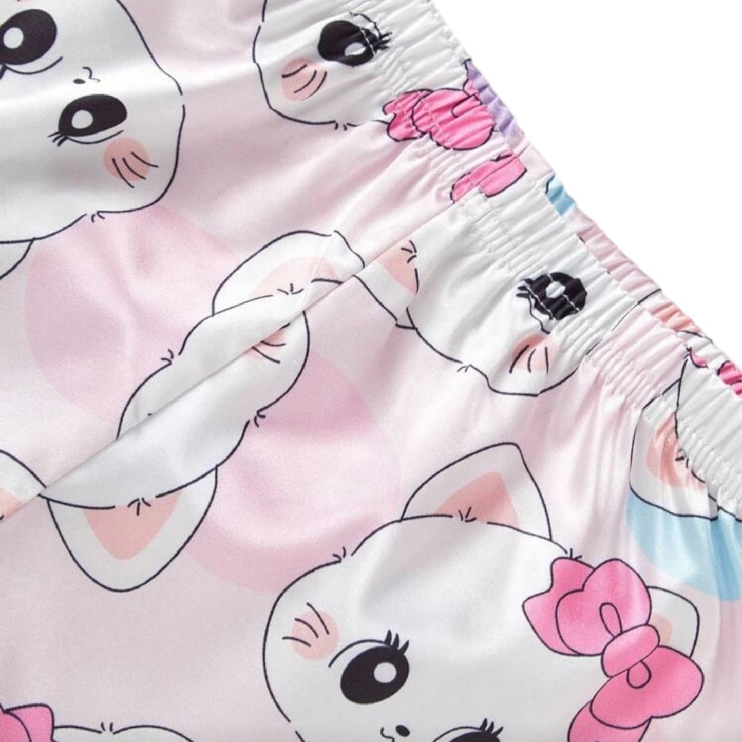 PIjama de Niña Gatitos Satinada CHIKY NYNO
