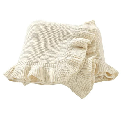 Manta de Punto con Olanes Chica