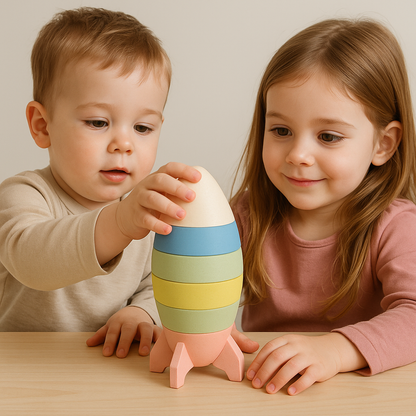 Cohete Cognitivo Colores Pastel  Silicon PORFYDYA