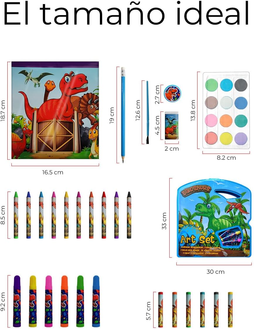 Set de Arte de Dinosaurios PORFYDYA