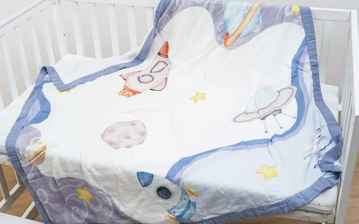 Kangobaby-Manta de algodón de bambú para bebé