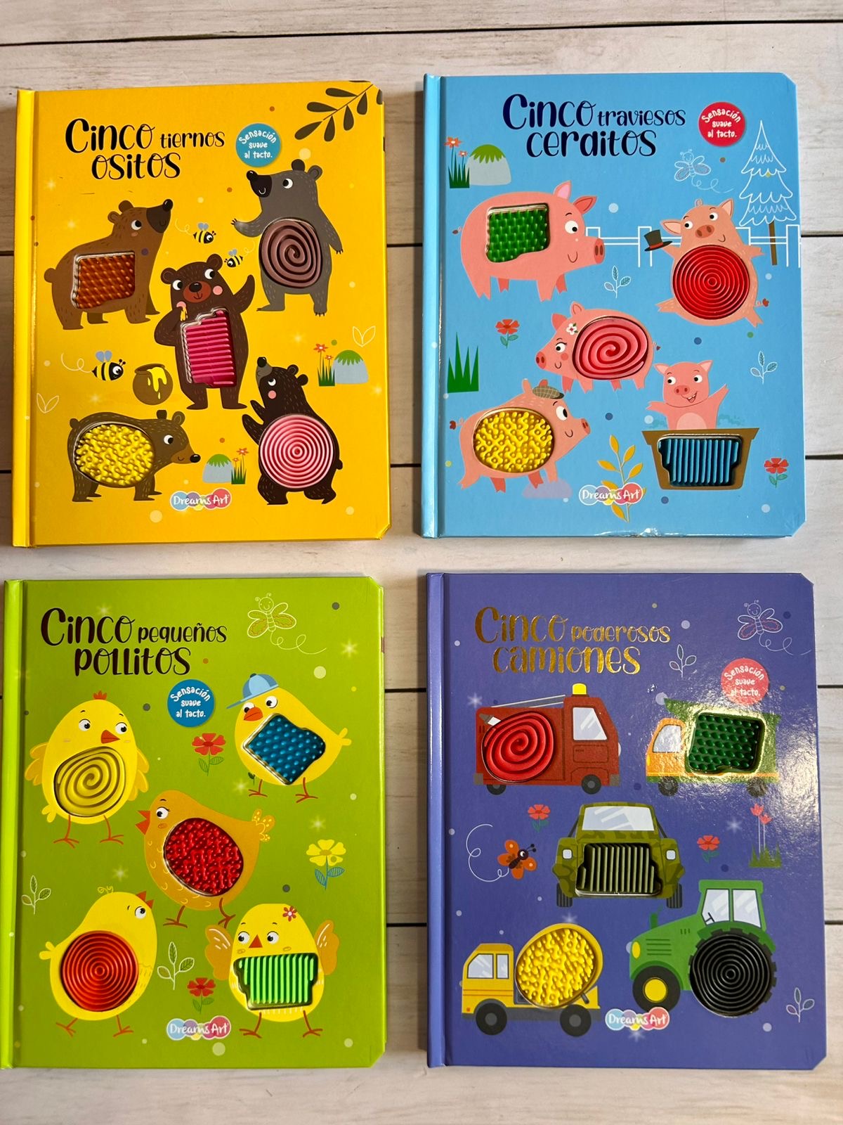 Cuento Texturas 5 Pequeños CHIKY MARKET