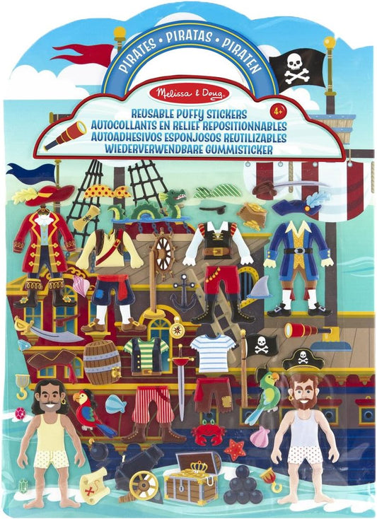 Set de Juego de Autoadhesivos Esponjosos Piratas  PORFYDYA