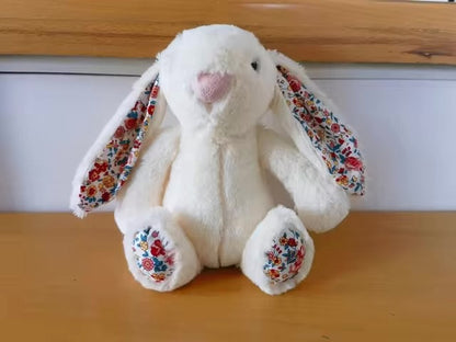 Mono Peluche Conejo Orjeas con Florecitas  30 Cms CHIKY NYNO
