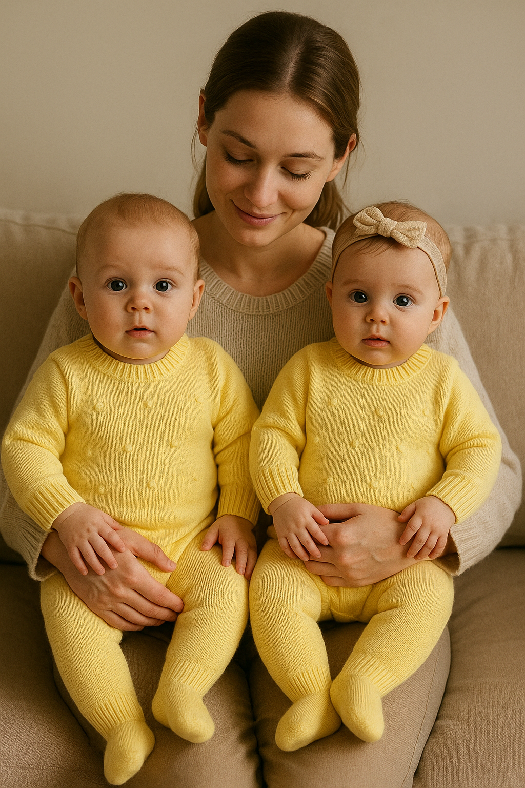 Mameluco Unisex Amarillo Sages PORFYDYA