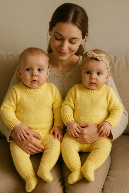 Mameluco Unisex Amarillo Sages PORFYDYA