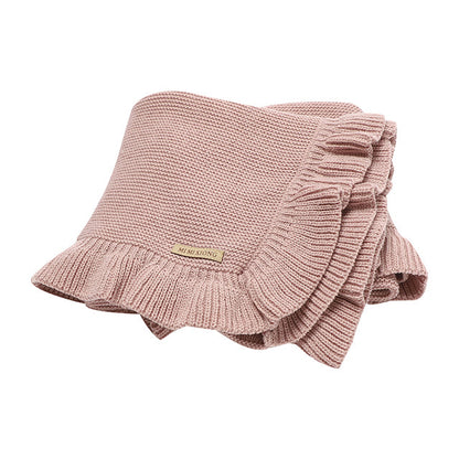 Manta de Punto con Olanes Chica