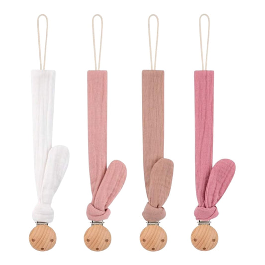 Porta Chupon Muselina Nudo CHIKY NYNO