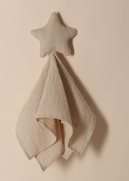 Manta de Apego  Muselina  Estrella