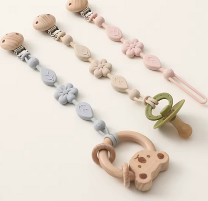 Porta Chupon Flor de Silicon CHIKY NYNO