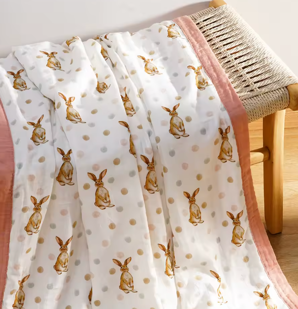 Kangobaby-Manta de algodón de bambú para bebé