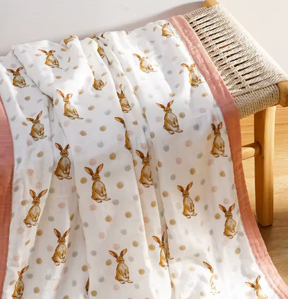 Kangobaby-Manta de algodón de bambú para bebé