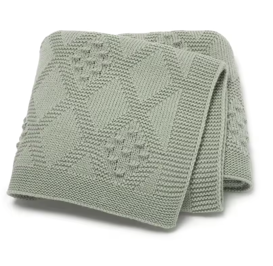 Manta Punto Hojas con Punto CHIKY NYNO