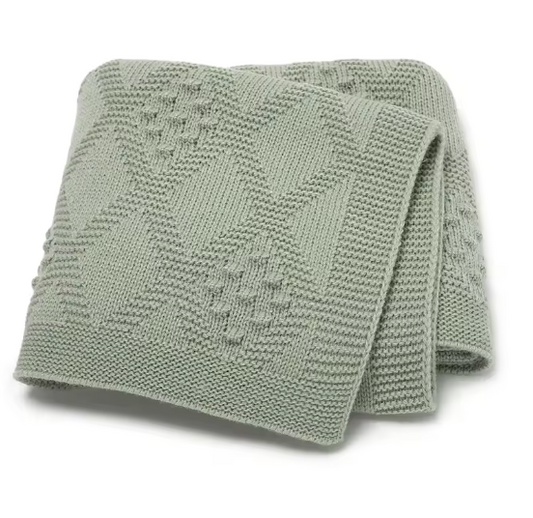 Manta Punto Hojas con Punto CHIKY NYNO