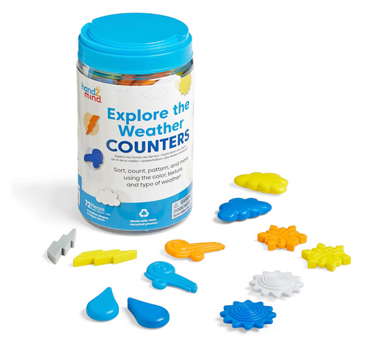 hand2mind Explore The Weather Counters