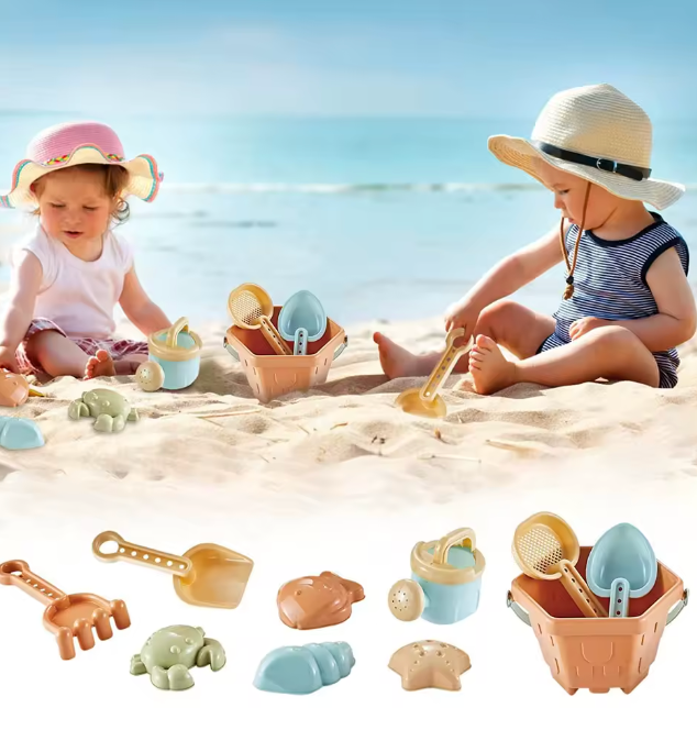 Cubeta de Playa con Moldes CHIKY NYNO