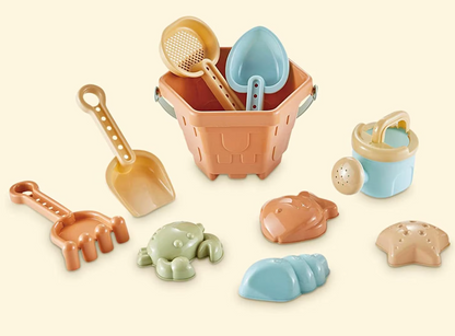 Cubeta de Playa con Moldes CHIKY NYNO