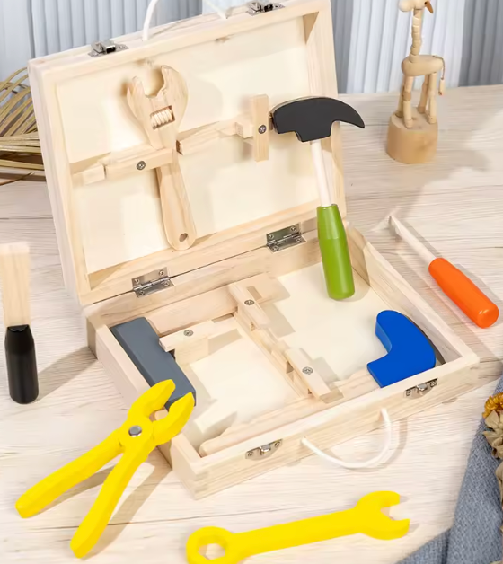 Caja de Herramientas de Madera CHIKY NYNO