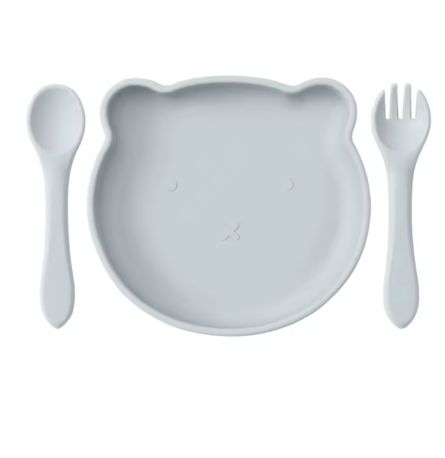 PLato con Cubiertos Osito CHIKY NYNO