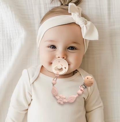 Porta Chupon Flor de Silicon CHIKY NYNO