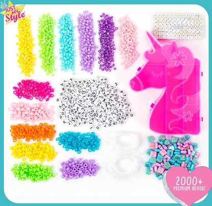 Estudio Para hacer Pulseras con Cuentas del Alfabeto  PORFYDYA