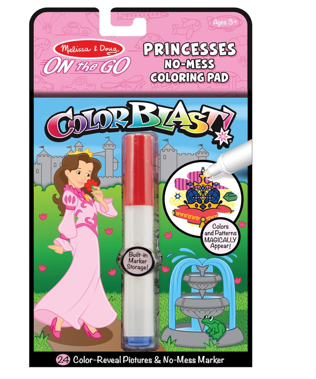 Bloc de Colorear Sin Manchas, Princesas PORFYDYA