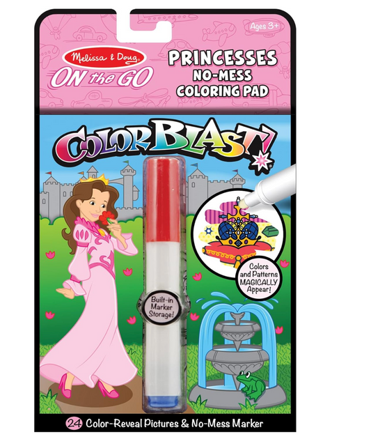 Bloc de Colorear Sin Manchas, Princesas PORFYDYA