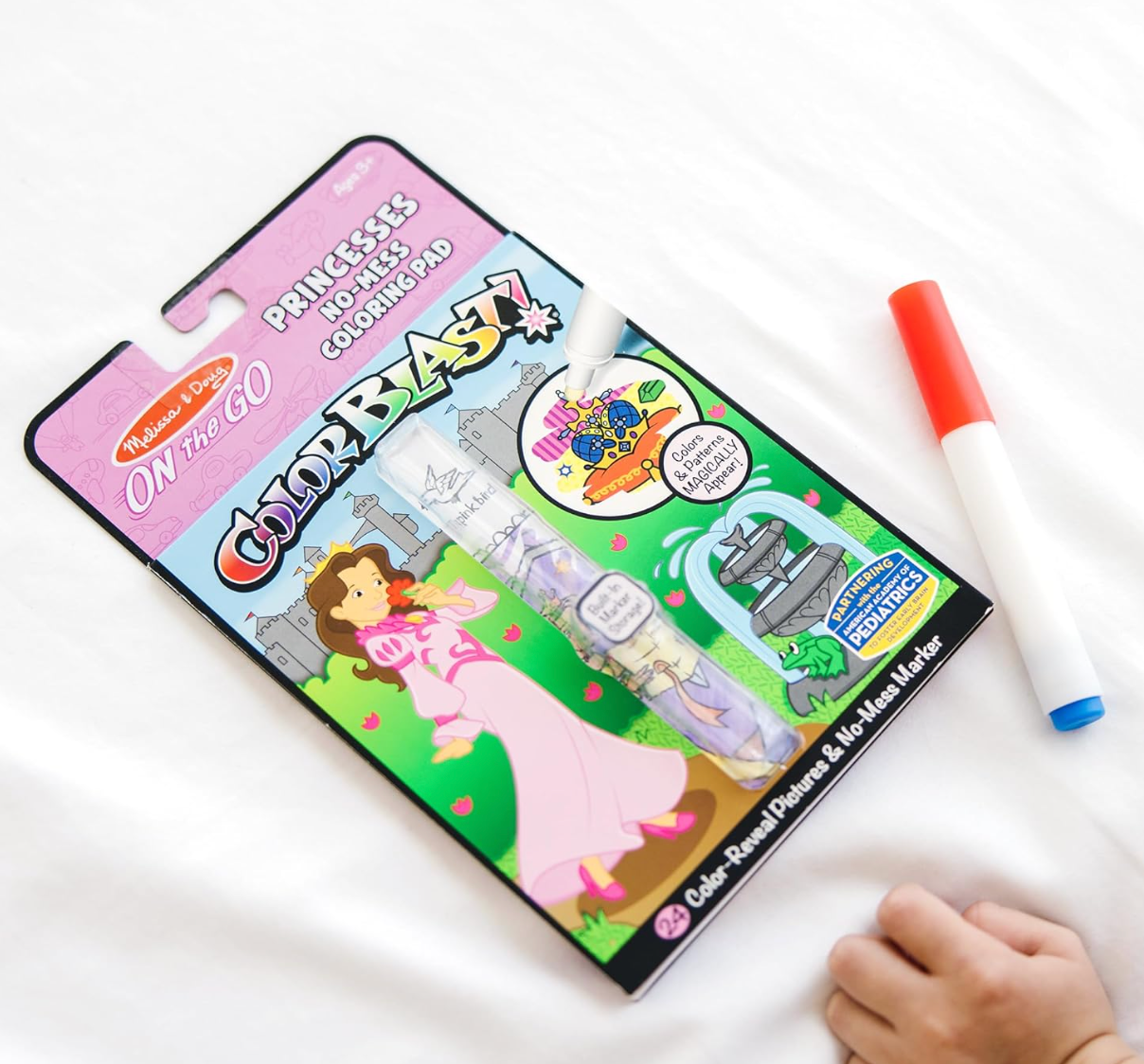 Bloc de Colorear Sin Manchas, Princesas PORFYDYA