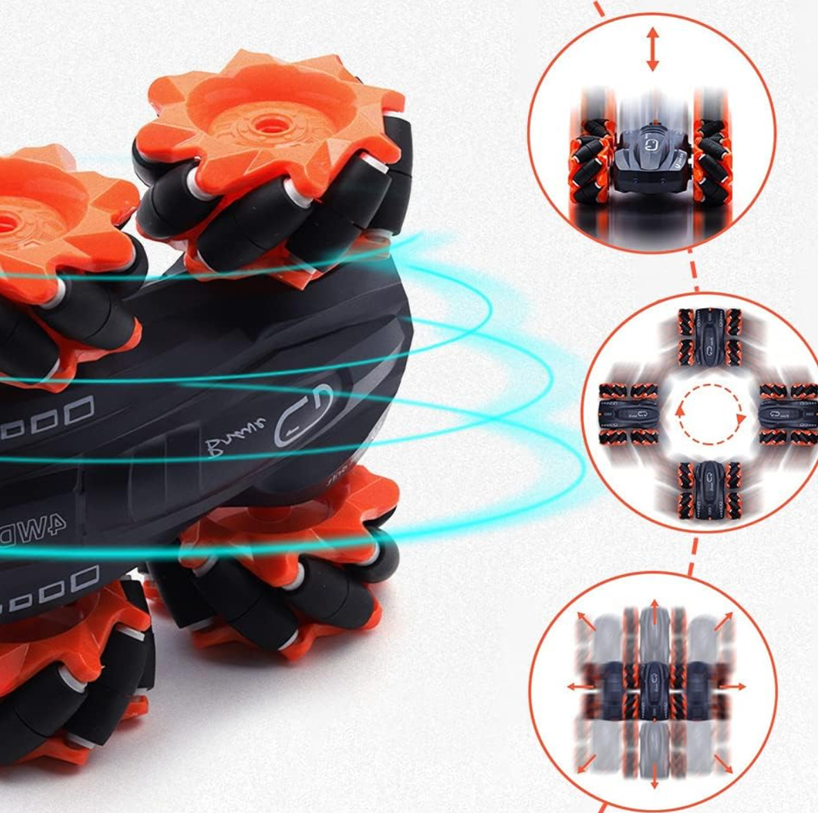 Coche Control Remoto para Niños 360° PORFYDYA