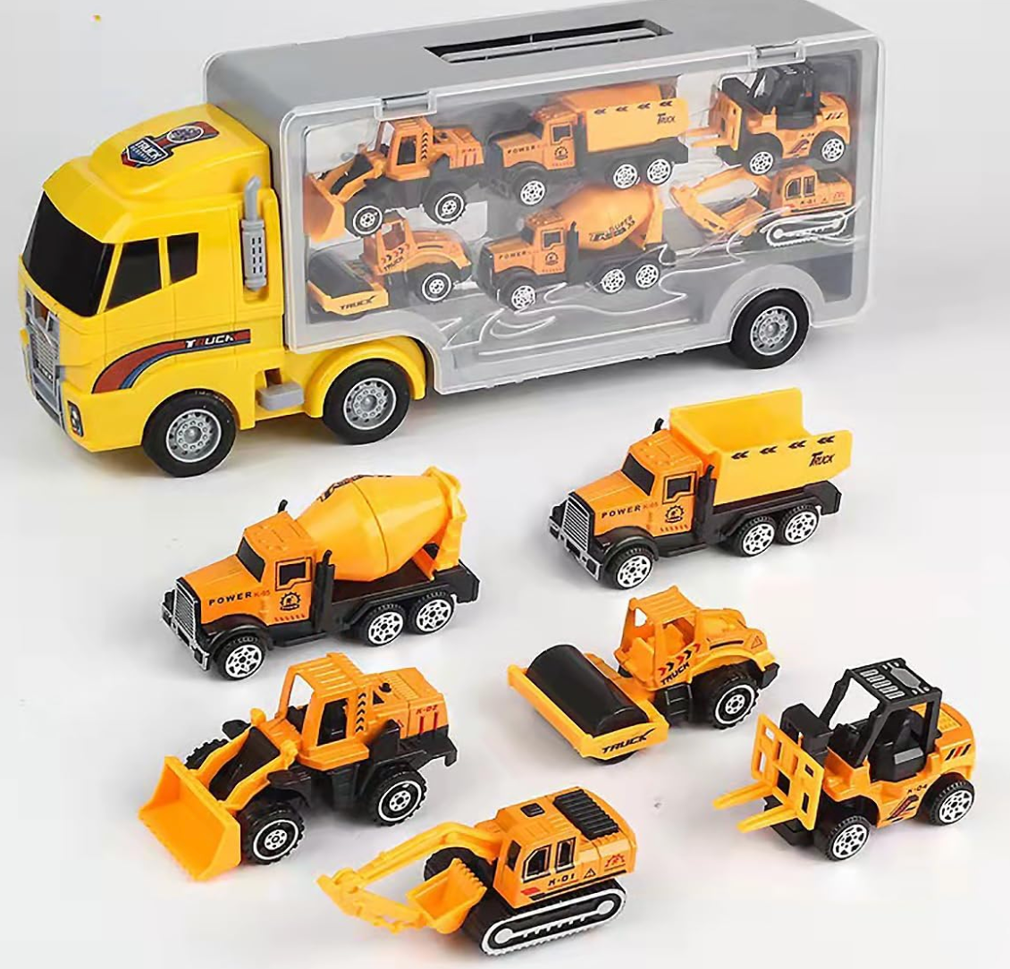 Camion Juguete de Vehículos de Ingeniería Construcción PORFYDYA