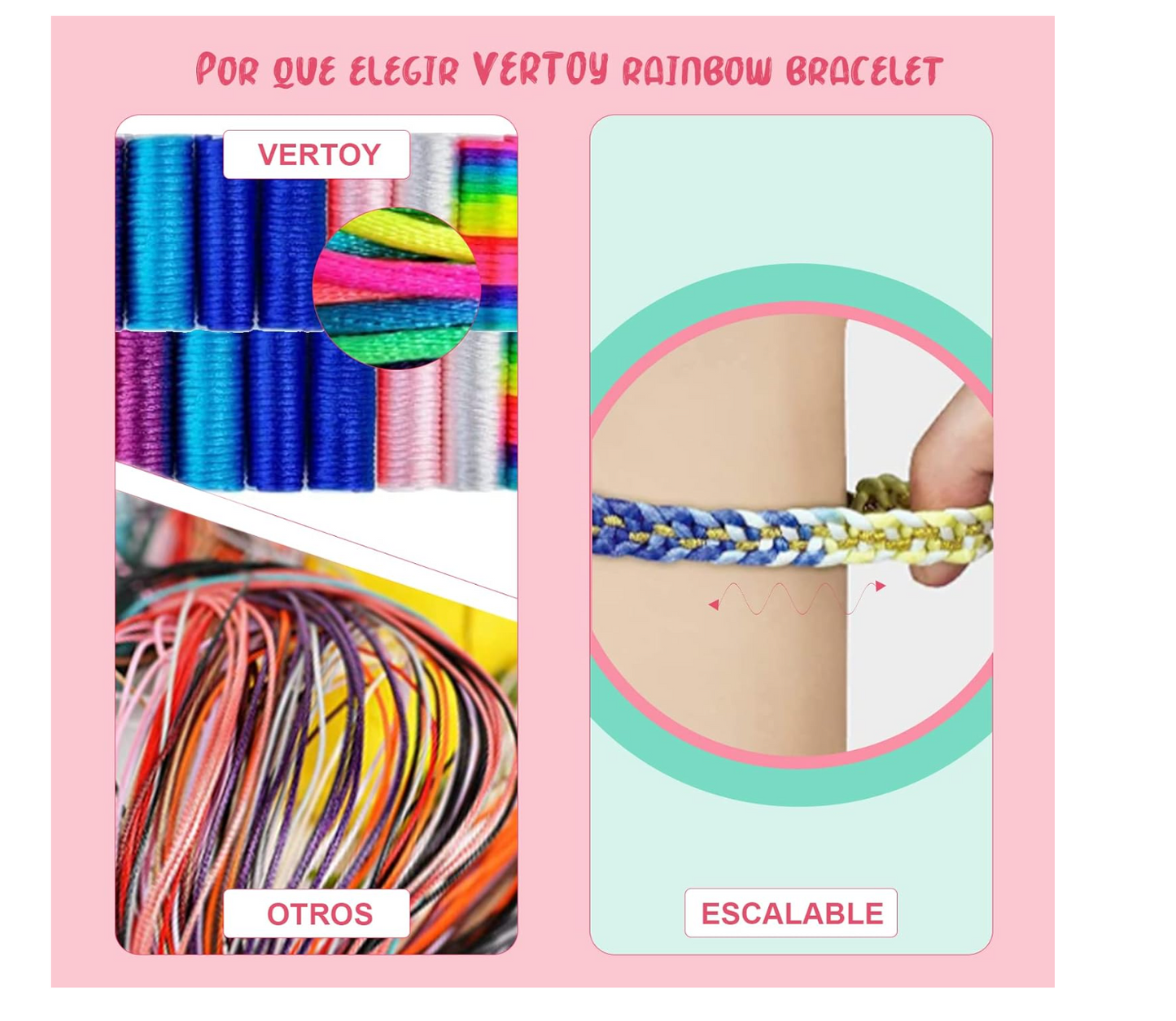 Kit para Pulsera DIY Kit Fabricación Pulsera Mujer Hombre