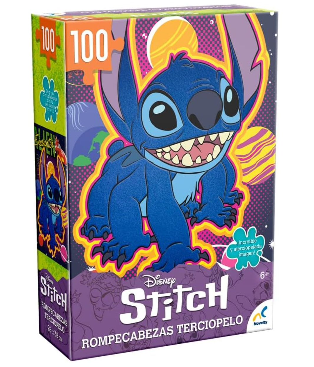 Rompecabezas Disney Stitch con Terciopelo 48 pizs
