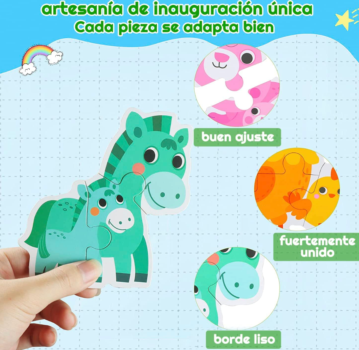 Rompecabezas Rompecabezas de 33 Piezas PORFYDYA