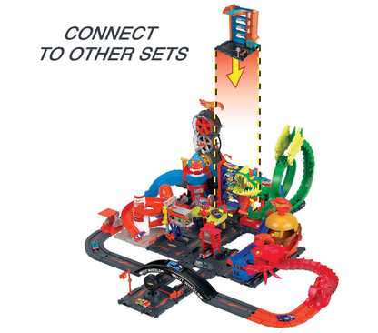 Hot Wheels City, Garage, Pista de Juguete PORFYDYA