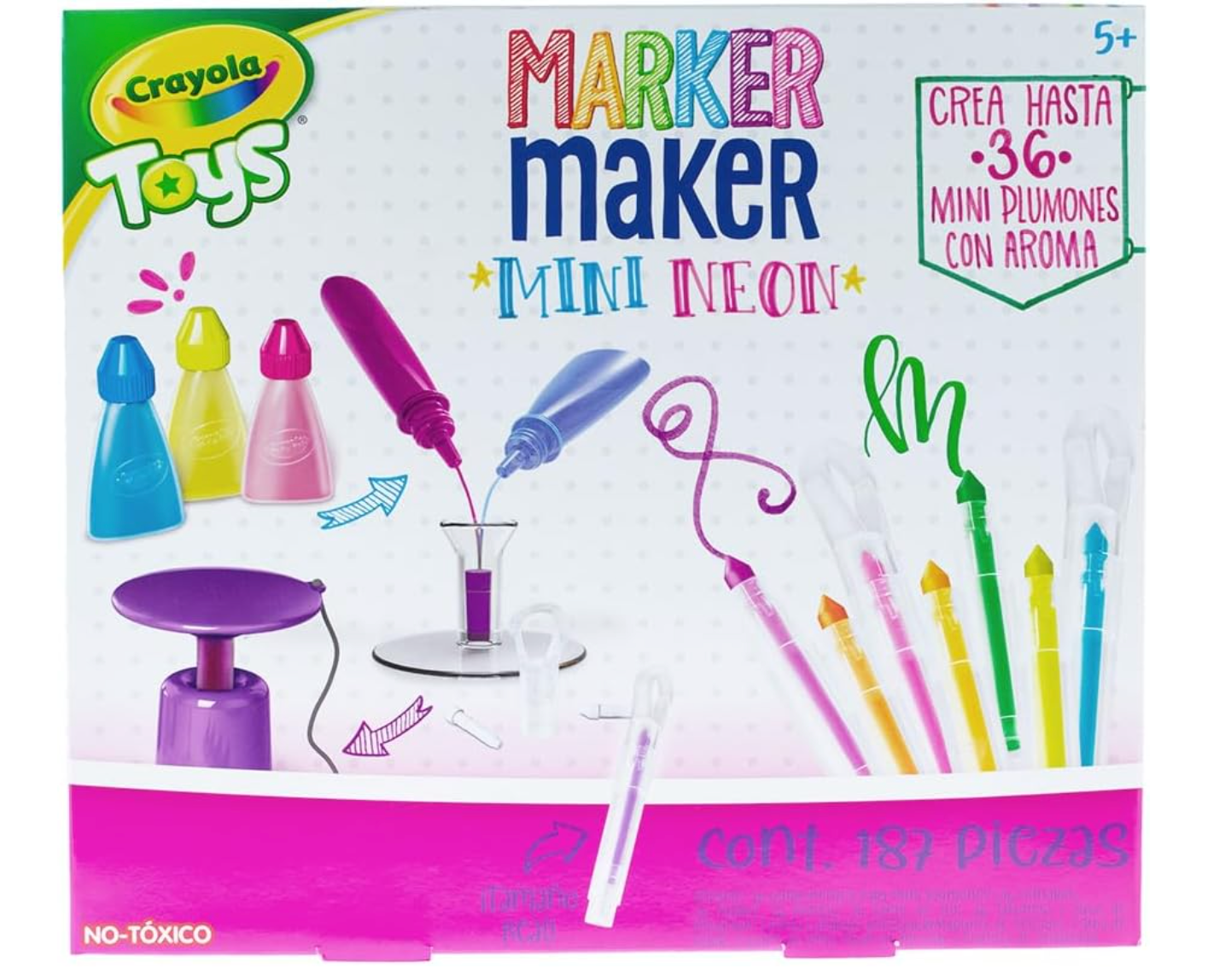 CRAYOLA Mini Marker Neón PORFYDYA