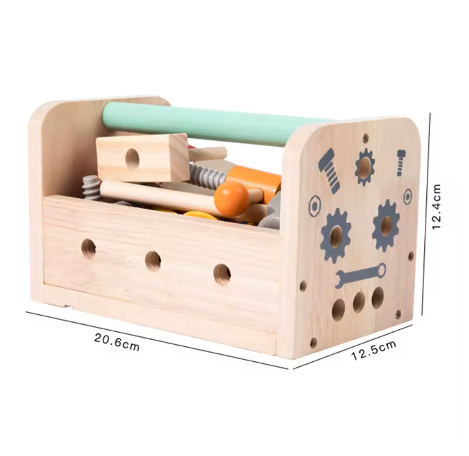 Caja de Herramientas Madera PORFYDYA