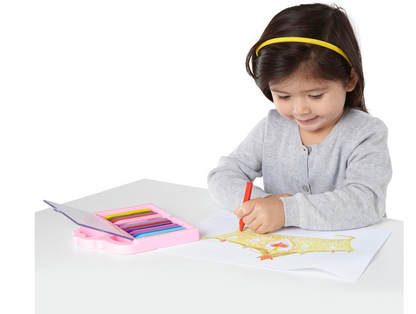 Melissa & Doug Set de Lápices de Cera de Princesa PORFYDYA