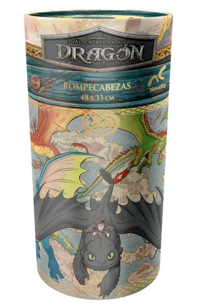 Rompecabezas Cilindro Entrenando A Tu Dragón PORFYDYA