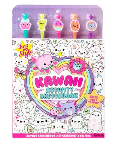 Just My Style Kawaii - Cuaderno de bocetos de 20 páginas PORFYDYA